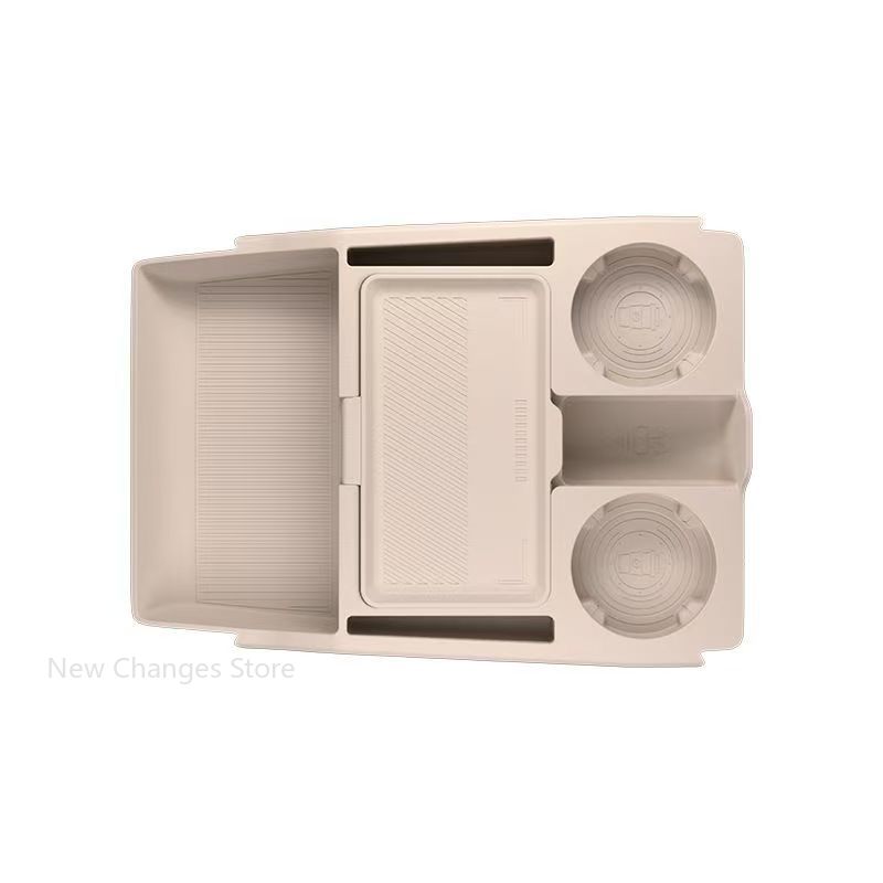 For XPeng P7+ 2024 2026 Silicone Center Console Storage Box Car Lower Dashboard Organizer Glasses Tray Interior Accessories