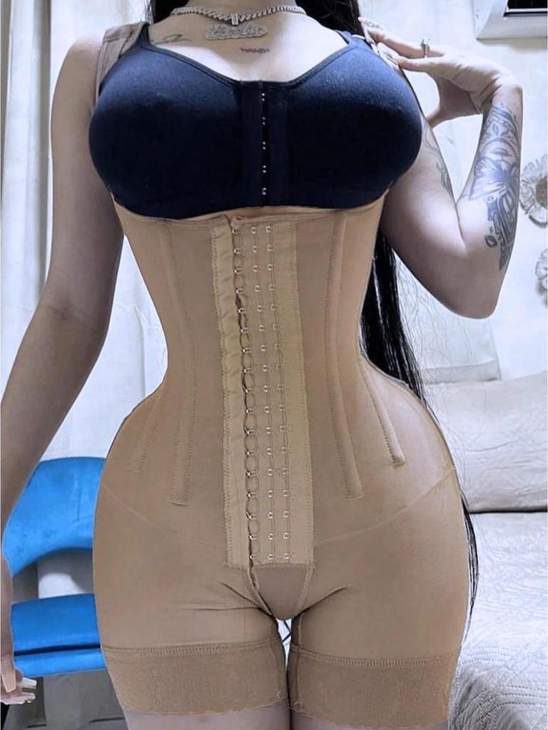Europäischer & Amerikanischer Netz-Body: Stahlentbeintes, Übergrößen Taillenkorsett mit Bauchkontrolle & Po-Anhebung - Straffender Korsett-Shaper.