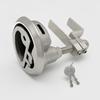 KeyOperated Deck Latch with Builtin Handle Resistant Round Faceplate Boat Lock Keys Keyed