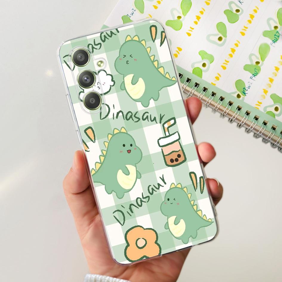 For Samsung Galaxy A54 Case A546B SM-A546B Cute Astronaut Clear Silicone Soft Phone Cover For Samsung A54 5G A 54 GalaxyA54 Capa