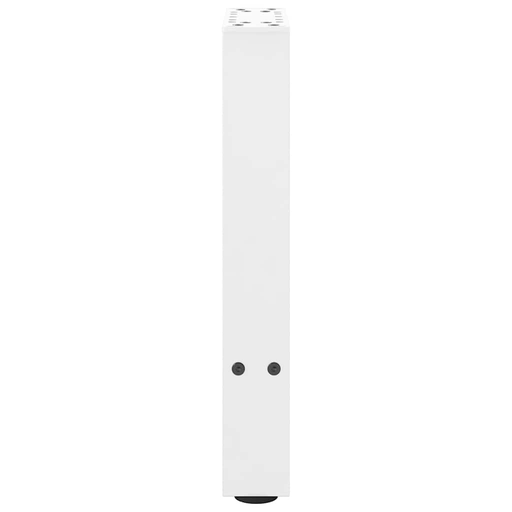 Vidaxl Nogi Do Stolika Kawowego, Białe, 2 Szt., 38X(42-43) Cm, Stal