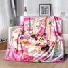 1pc, Minnie and Friends (1) Home Decor Blanket: A Cozy Flannel Throw for Bedroom, Living Room, Travel, Camping, Car, Beach, Office Naps, Perfect Gift