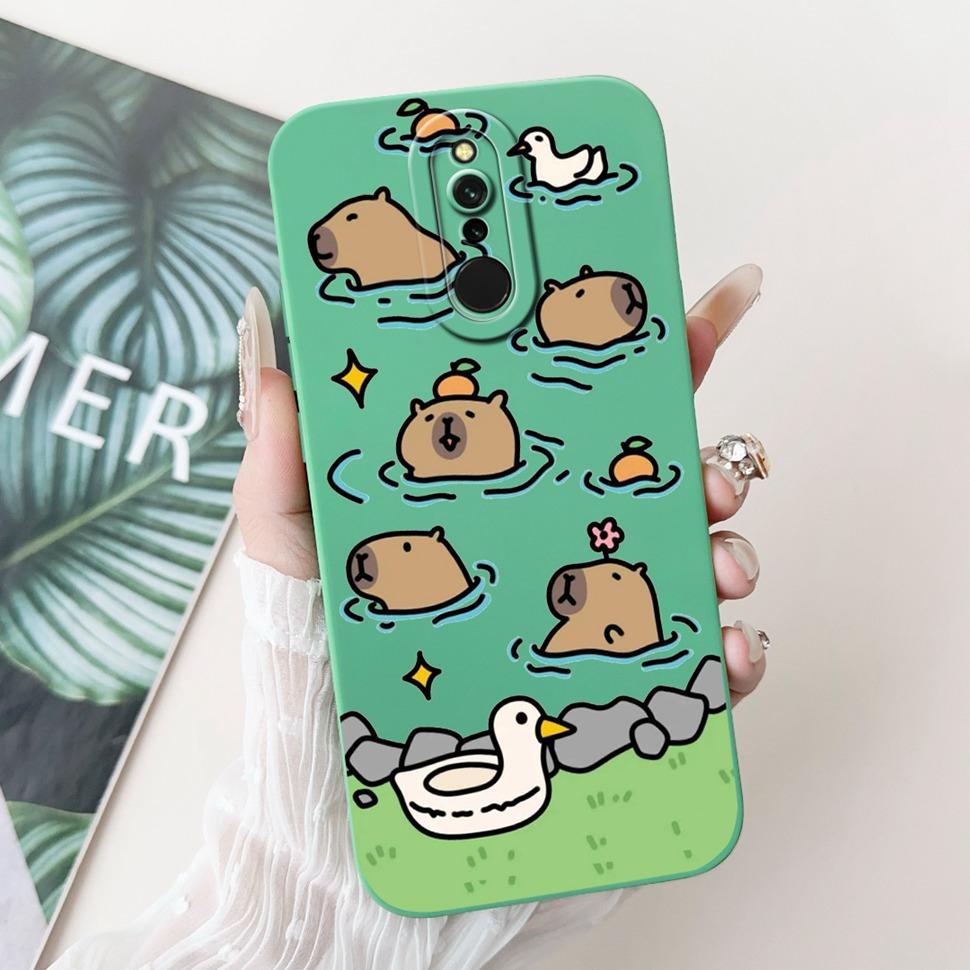 For Xiaomi Redmi 8 2019 Case 6.22" Luxury Flower Painted Cover Soft TPU Shockproof Phone Case For Xiaomi Redmi 8 Redmi8 Bumper