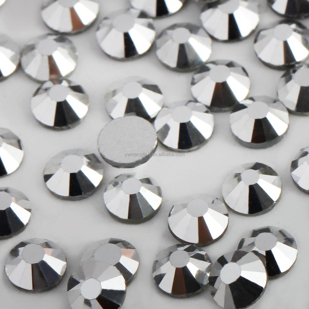 Flatback Loose Rhinestones Glass Glue on Eco-Friendly 12 Facets Bulk 1440pcs for Nail Art