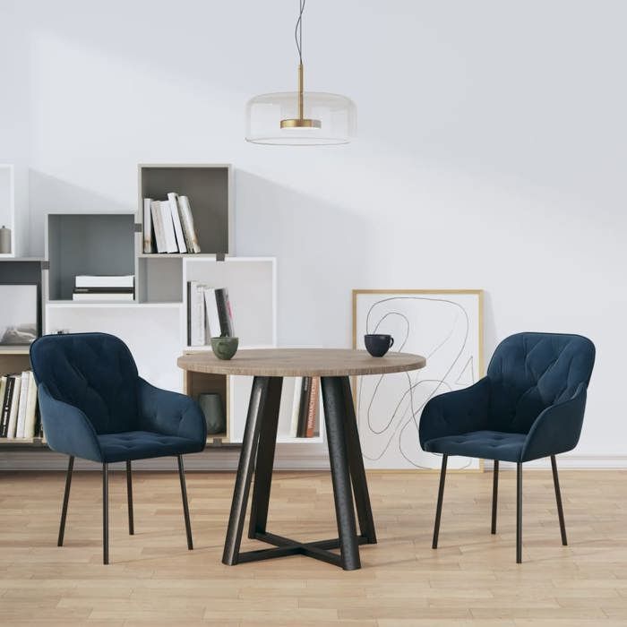 VidaXL 2x Chaises de Salle à Manger Sièges de Cuisine Fauteuils de Salle à Manger Chaises à Dîner Meubles de Cuisine 344844