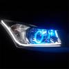 2 Pcs 60Cm Soft Flexible Car Flowing Led Light Strip Drl Turn Signal Lamps Dc12V