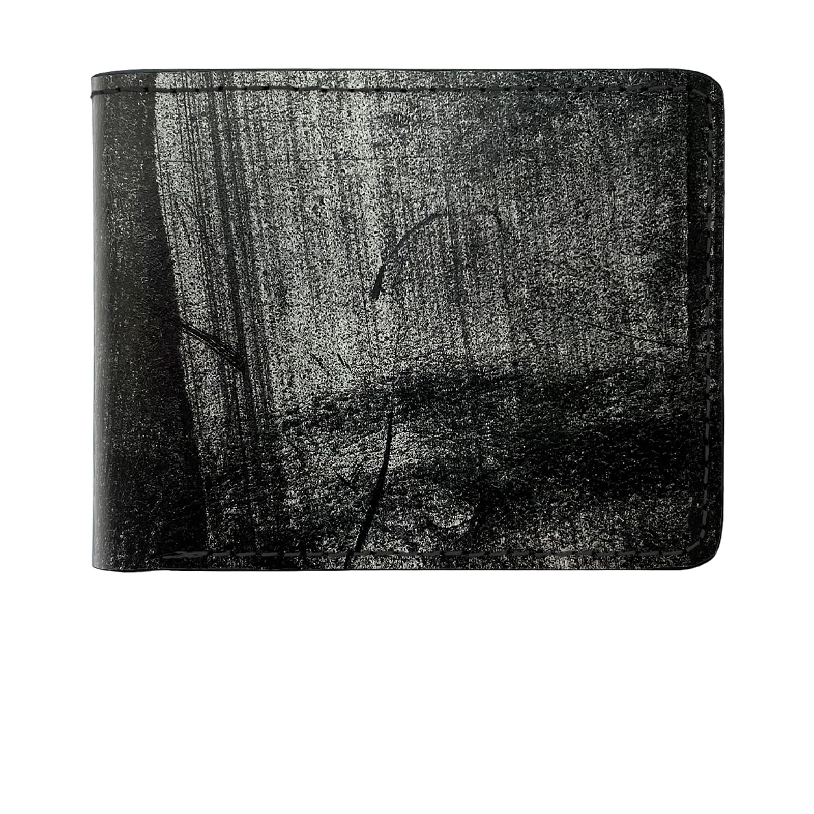 

Двоскладний гаманець зі справжньої британської шкіри bridle bloomed для чоловіків. Чорний, рослинного дублення.