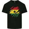 Torn Ghana Flag Ghanaian Day Football Kids T-Shirt Childrens