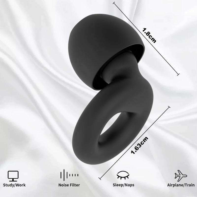 Silicone Earplugs for Swimming Sleep Noise Cancel Noise Reduction-Soundproof Reduce Disturbances -Quality Loop Earplugs