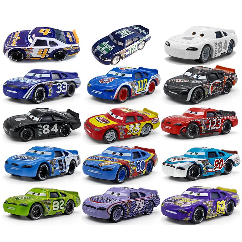 Mixed Batch Alloy Racing Car Models: White Apple 51, 4, 8, 28, 36