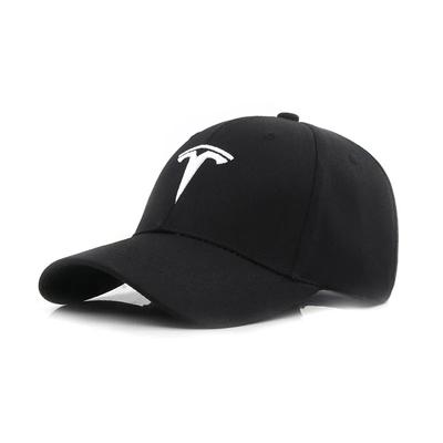 Tesla Car Emblem Embroidery Snapback Baseball Cap Spring and Autumn Outdoor Adjustable Auto Logo Casual Hats Sunscreen Hat