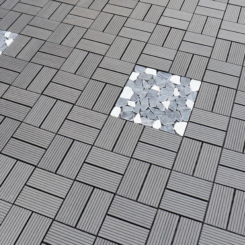 WPC Interlocking DIY Outdoor Flooring: Anti-Corrosion, Self-Laying for Balcony, Terrace, Courtyard Renovation