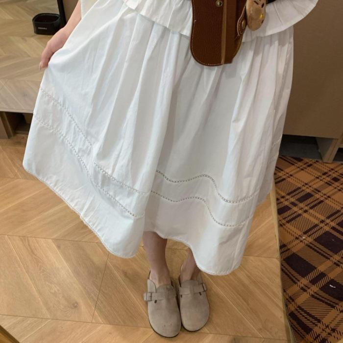 College style suit women's summer 2026 new fake two-piece T-shirt skirt small summer ootd wear a complete set