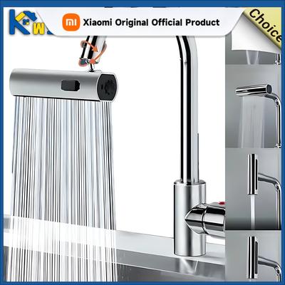 New 4 Modes Waterfall Kitchen Faucet Universal 720° Swivel Spout Sprayer Bathroom Basin Water Tap Extender Rainfall Sink Mixer