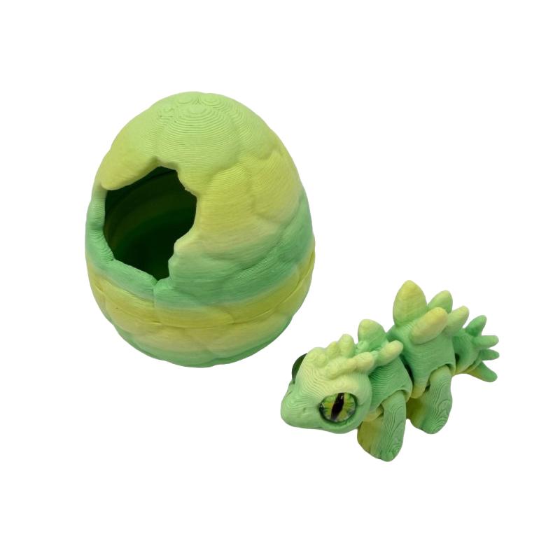 Creative 3D Printed Cracked Dinosaur Eggs Triceratops for Novelty Decoration