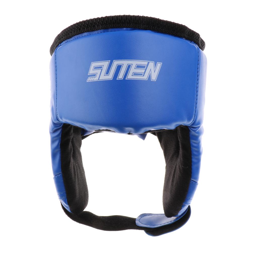 Boxing Protective Gear Set Shin Leg Chest Guard Helmet Groin Protector