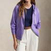 Polo Ralph Lauren Loose Fleece Full-Zip Hoodie Women Hoodies Blue Purple WMPOKNINFB20767-510