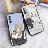 AD78 Natsume Yuujinchou Black Case for iPhone 16 15 Plus 14 13 12 11 Pro 8 7 6S SE 5S X XR XS Max Realme C30 C33 C31 9I Huawei Y8P Y9 Sofe Cover
