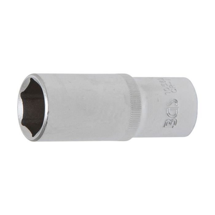 Douille pour clé - BGS TECHNIC - Six pans - 12,5 mm - 22 mm - Acier chrome-vanadium