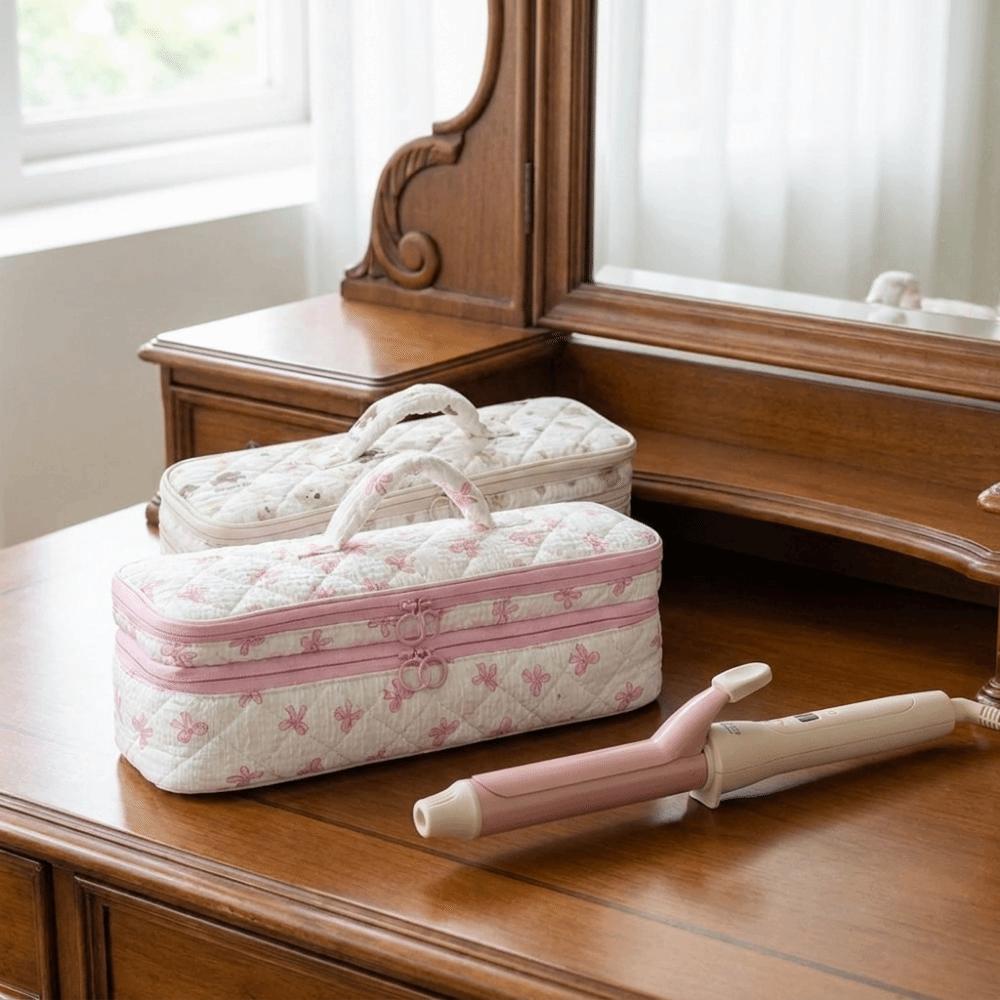Large Capacity Hair Dryer Storage Bag Dust-proof Curling Iron Storage Bag Make Up Bag Women