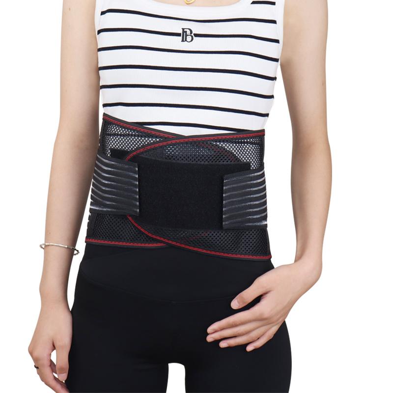 Adjustable Comfortable Orthopedic Medical Belts Back Brace Lumbar Support with Steel Support S чёрный