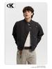 11KN Unisex Retro Distressed Workwear Jacket with Airplane Buckle and Wide Lapel