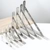 3mm 90° Stainless Steel Corner Bracket - Heavy Duty Wall Support for Shelves Partitions Triangular Layer Board Bracket organizer