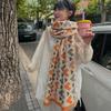 Winter Geometric Imitation Cashmere Scarf Atmosphere Thickened Warm Versatile Windproof Scarf Sweet Student Shawl