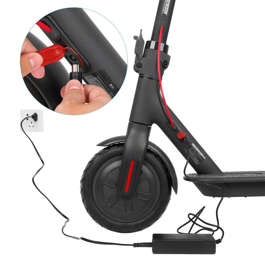 42V 2A Power Adapter Charger Output Battery Charger Compatible With M365 S1 / S3 / S4 (US Plug) Electric