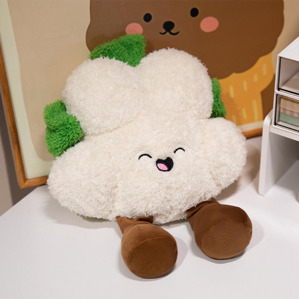 Fluffy Cauliflower Doll Plush Toy Soft Vegetable Series Plush Toys Kids Gifts 30cm doll