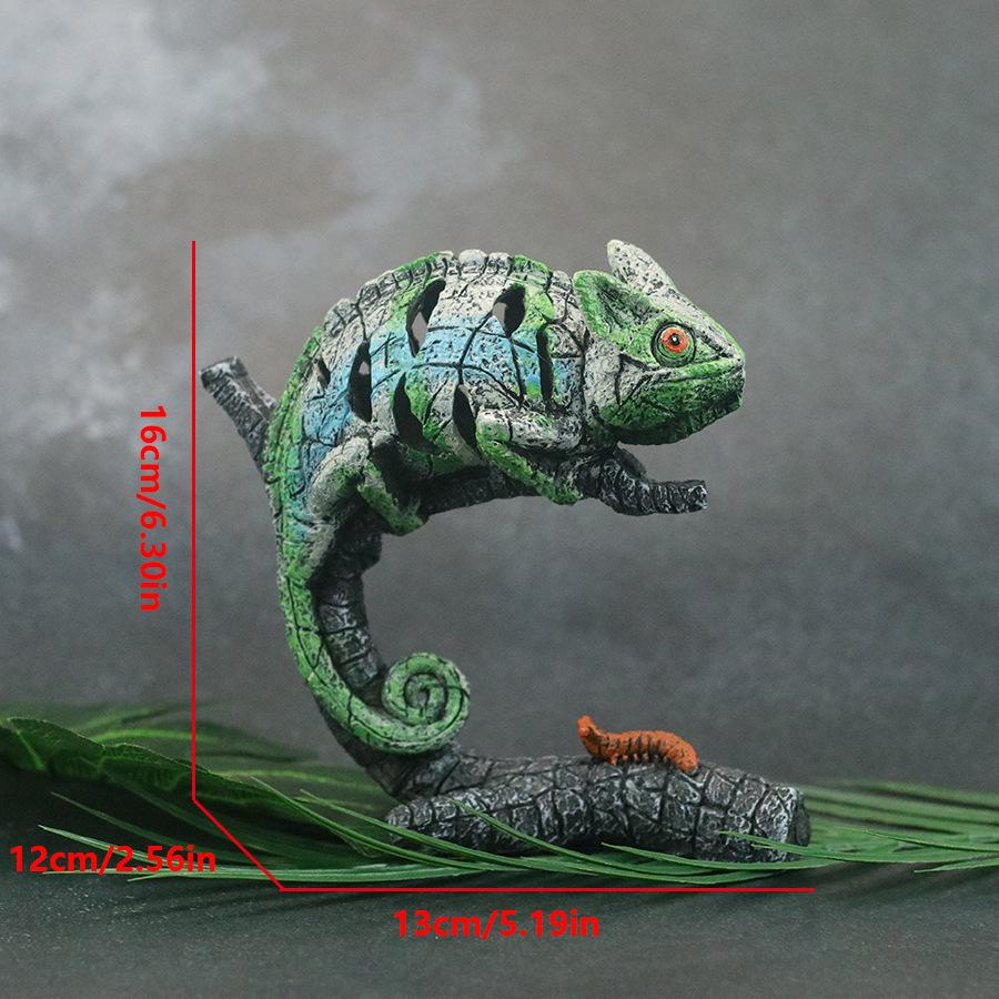 Lion Animal Statue AnimaI ScuIpture Shark Snake Lizard Owl Statue Resin Craft Decoration Taxidermy Home Decoration Accessories