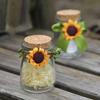 100pcs Handmade Artificial Sunflower Paper Flower DIY Bouquets Fake Flower  Party