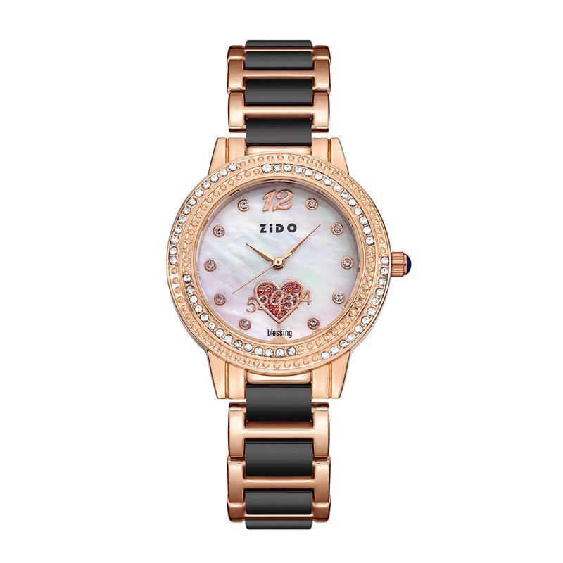 Women s Faux Ceramic Quartz Watch - High-End Niche Design Watch Only