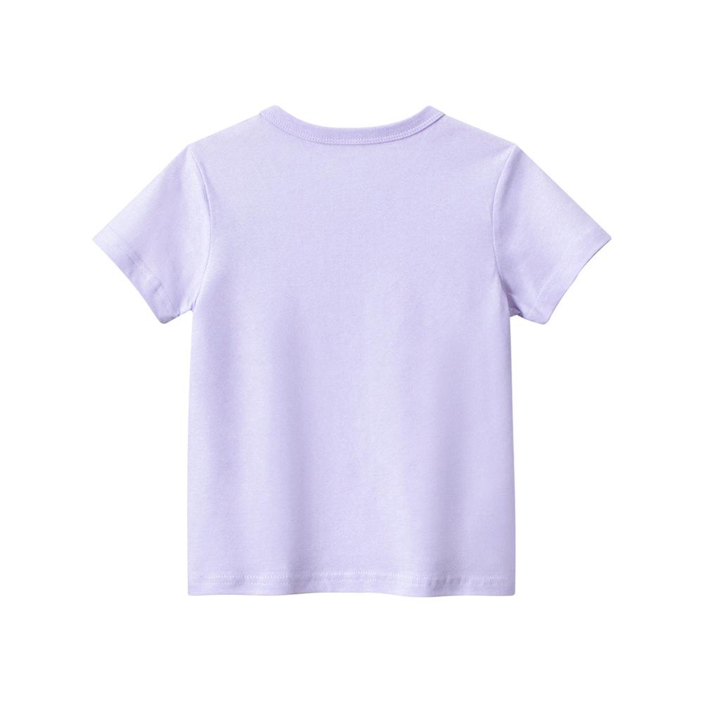 Abbigliamento per bambini primavera ed estate Nuova maglietta a maniche corte da bambina Vestiti per neonati