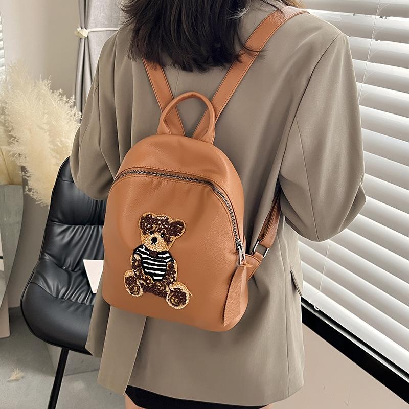 Backpack Women's Backpack Women's New Korean Version Fashionable Versatile Mini Bag Simple Travel Casual Bag