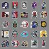 Set of 50 Demon Slayer Anime Stickers for Suitcase, Laptop, Car, Fridge, and Phone Decor.