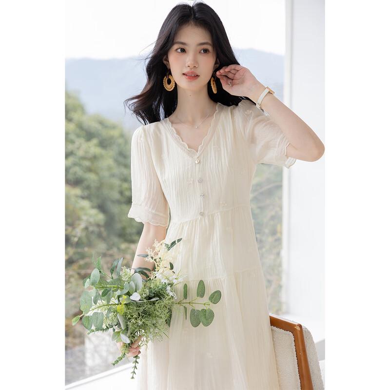 Mokana Urban Casual Short Sleeve Mid-length Dress