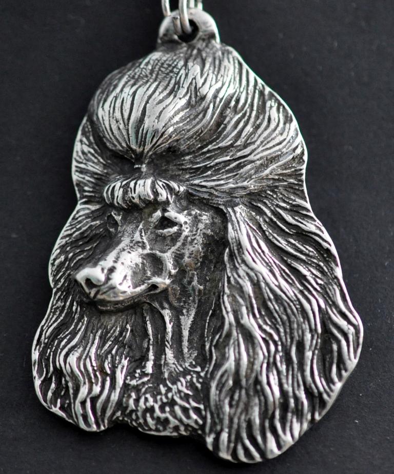 Poodle - Dog necklace, unique jewellery for the dog fan, unique adder pendant by Art-Dog brand