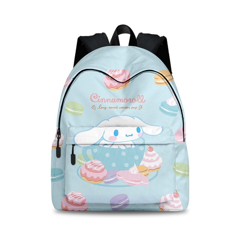 Elegante Set Zaino Cinnamoroll Per Viaggi di Lavoro Materiale in Poliestere Traspirante e Resistente