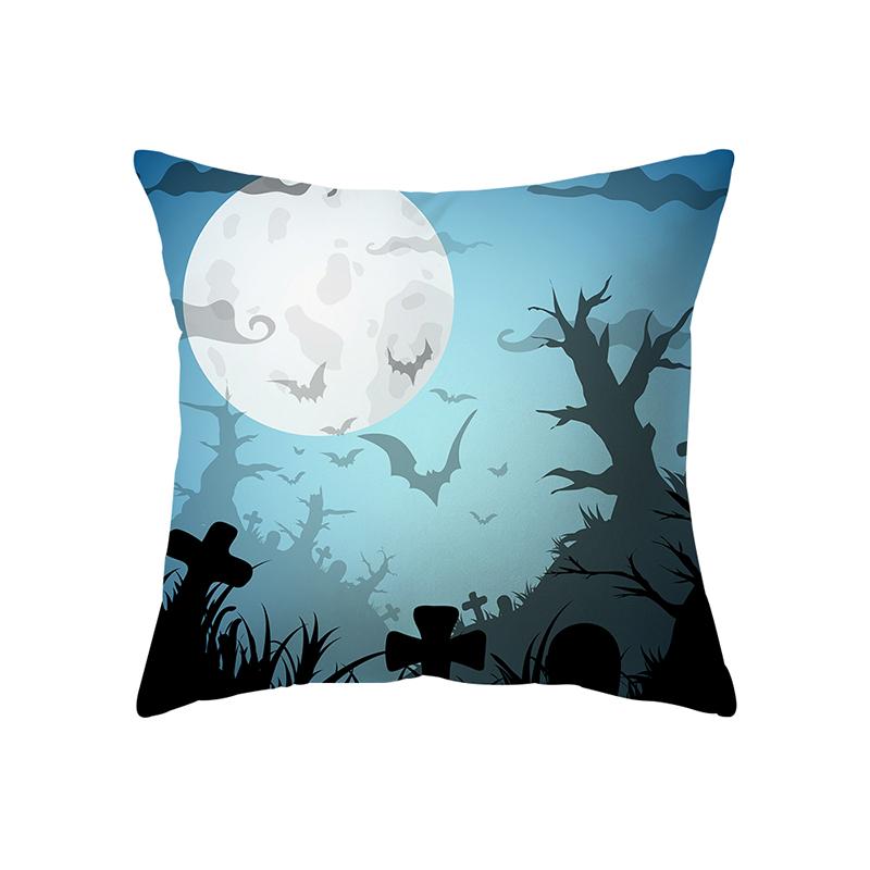 Halloween Theme Pillow Cover Sofa Cushion  Holiday Gift Party Decor Home