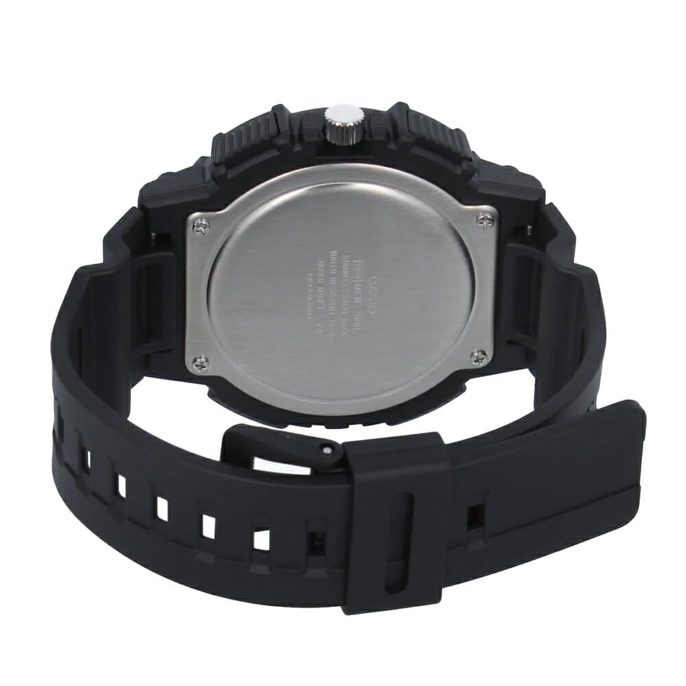 Casio Casio Standard Cheap Casio Men's Chronograph Watch, Resin, Black and Gold, MCW-200H-9A [Parallel Import]