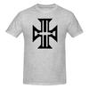 T-shirt en Coton Drôle Marteau de Guerre Croix TripleH Hauts Pour Unisexe