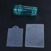 Clear Silicone Nail Stamper Transparent Visible Body French Tip Nails Art Stamping Tools for French Nail Manicure Art