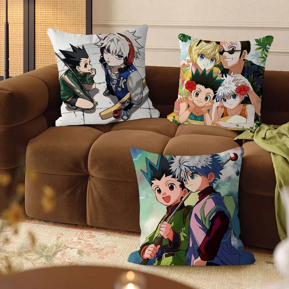 Anime HUNTER X HUNTER Pillow Gift Home Office Decoration Pillow Bedroom Sofa Car Cushion CoverPillow Case