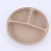 Children's Silicone Divided Plate Set: Food-Grade Tableware with Fork & Spoon for Babies and Toddlers