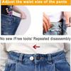 5 Pcs Snap Fastener Metal Buttons Jeans Waist Buttons Perfect Fit Adjust Self Free Nail Twist No Seam Sewing Buttons Wholesale