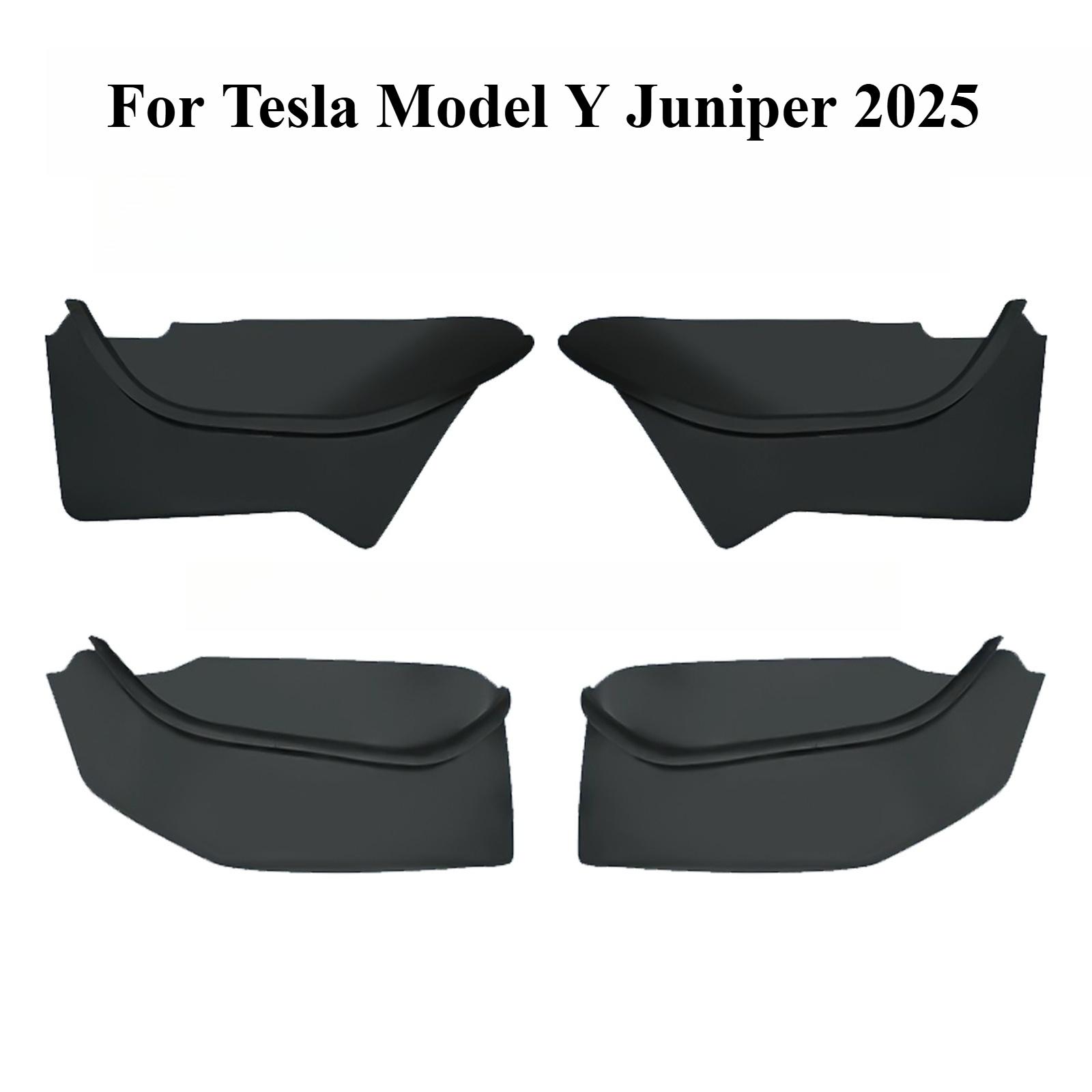 For Tesla Model Y Juniper 2025 Model 3 Highland Accessories Door Side Storage Box TPE Full-Cover Door Box Tray Organizer Model Y 2025