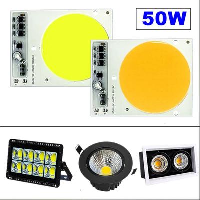 LED COB Çip 30W 50W AC 220V Akıllı IC Sürücüye Gerek Yok Lamba boncukları LED Ampul Lamba Sel Işığı Spot Aydınlatma Yüksek parlaklık