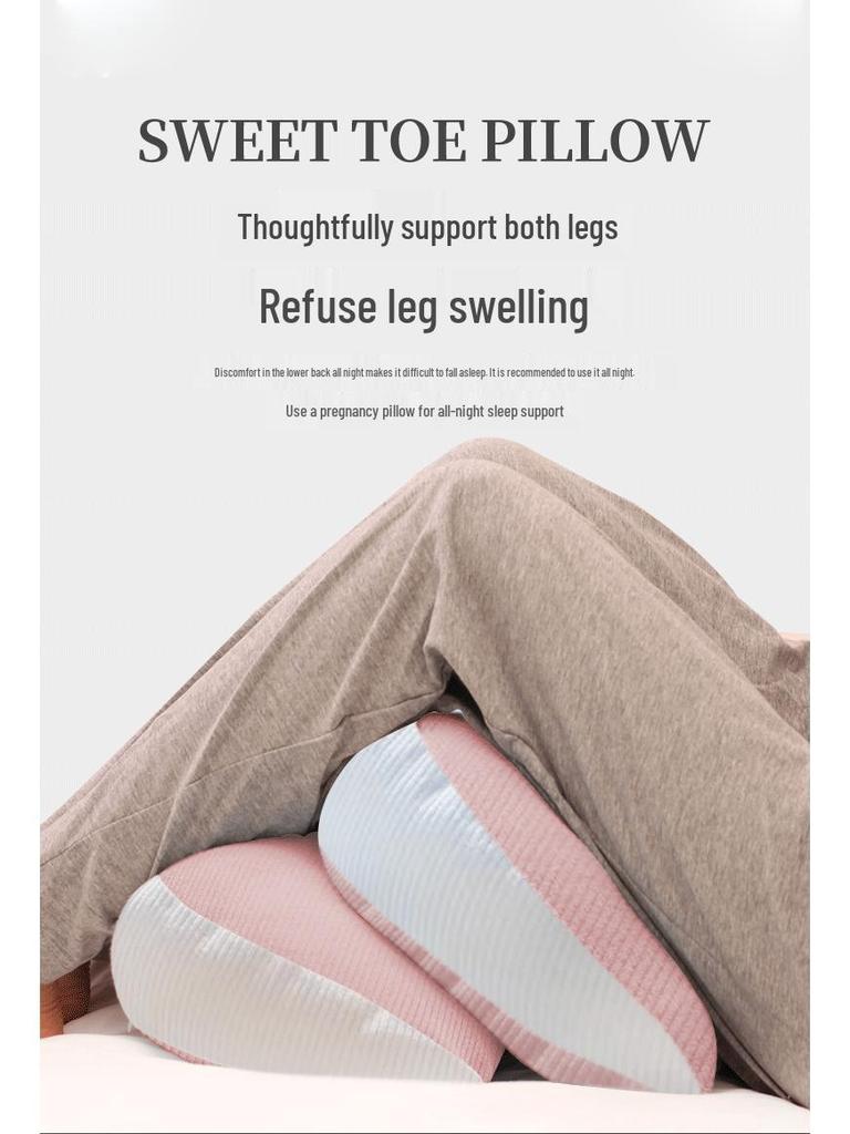 Maternity U-Shaped Pregnancy Pillow with Belly and Back Support for Side Sleepers