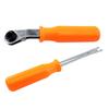 Ratchet Wrench Set Cr V Steel Portable Ratchet Spanner with Pry Bar for Repair Maintenance